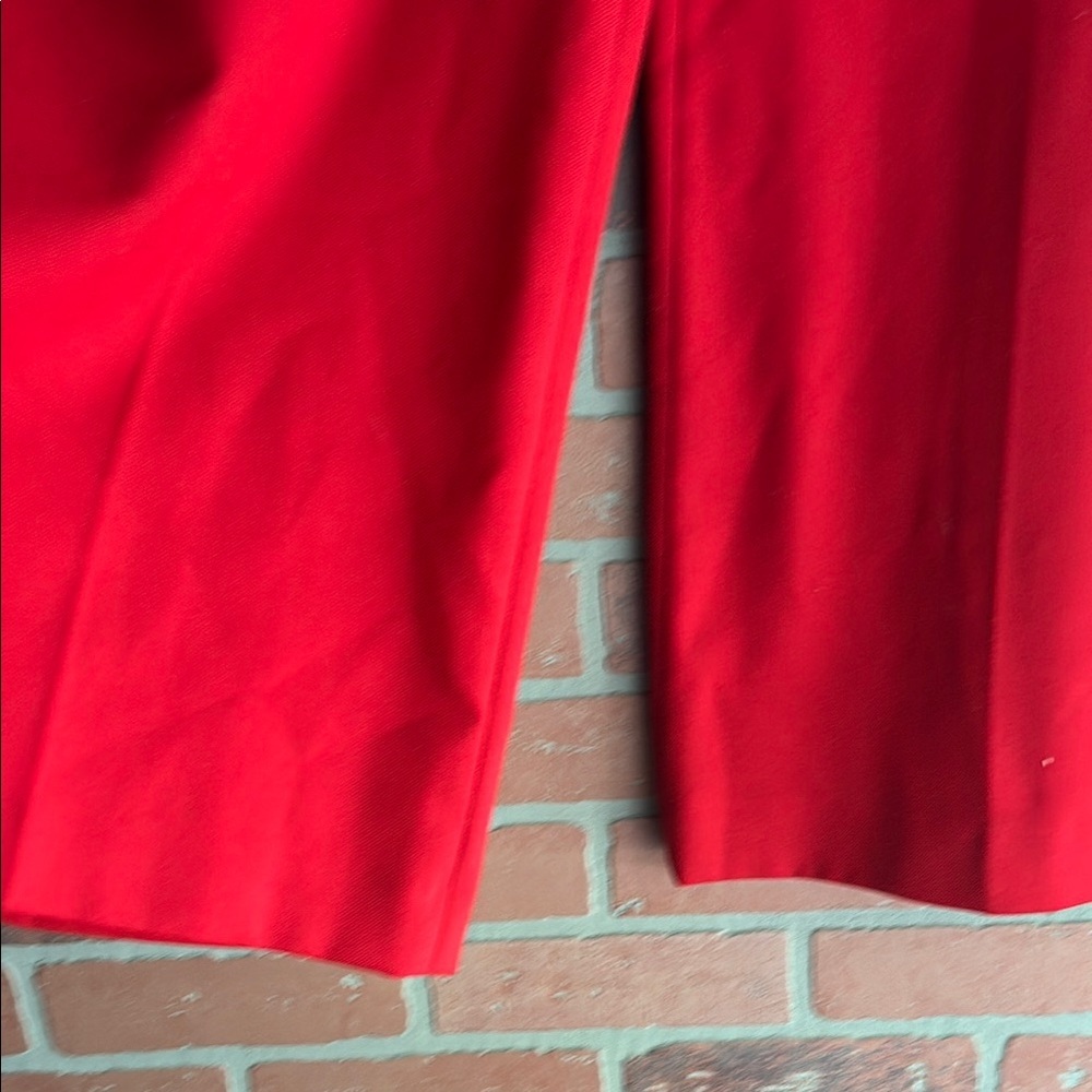 Zara Bold Red Flare Pants - Picture 3 of 5